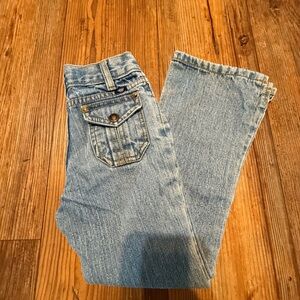 Vintage Little Girls Cruel Girl Jeans Size 6 Slim Rare Pockets on back